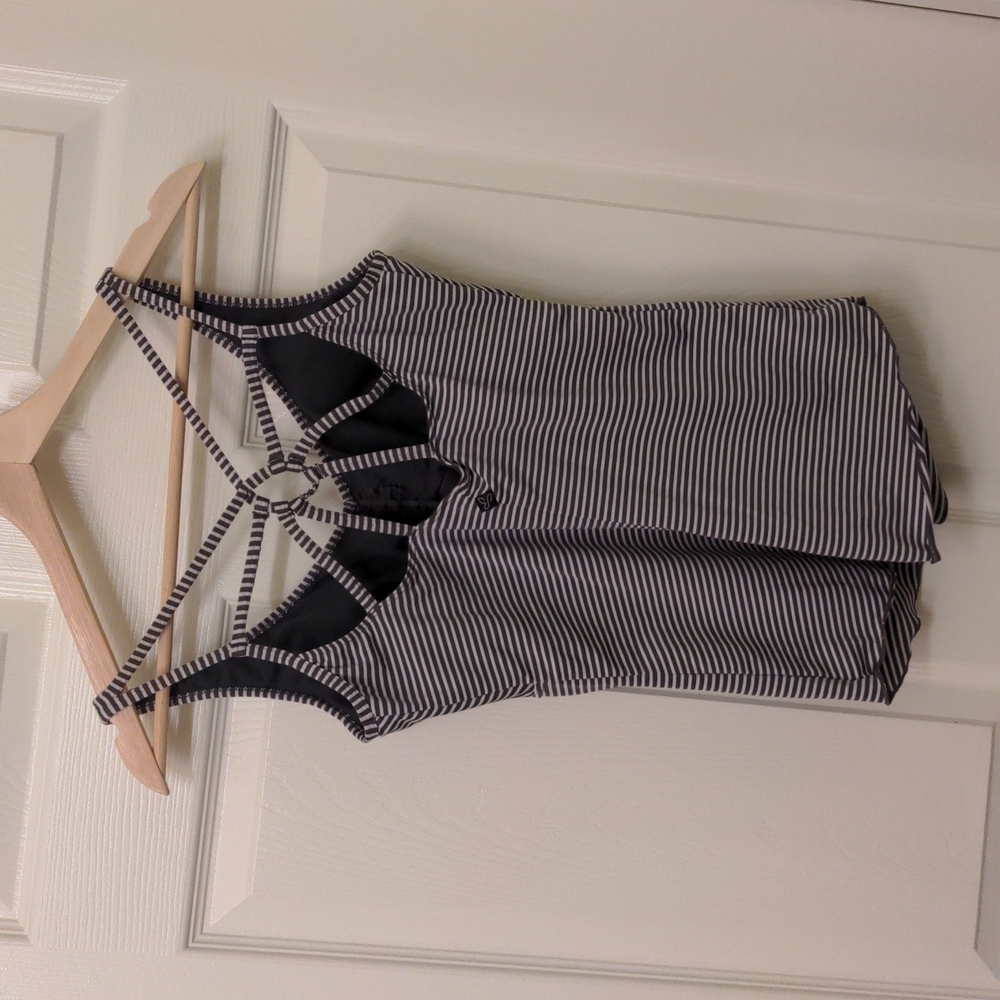 Prana Rebecca Top - Gray Stripe - Picture 2 of 3